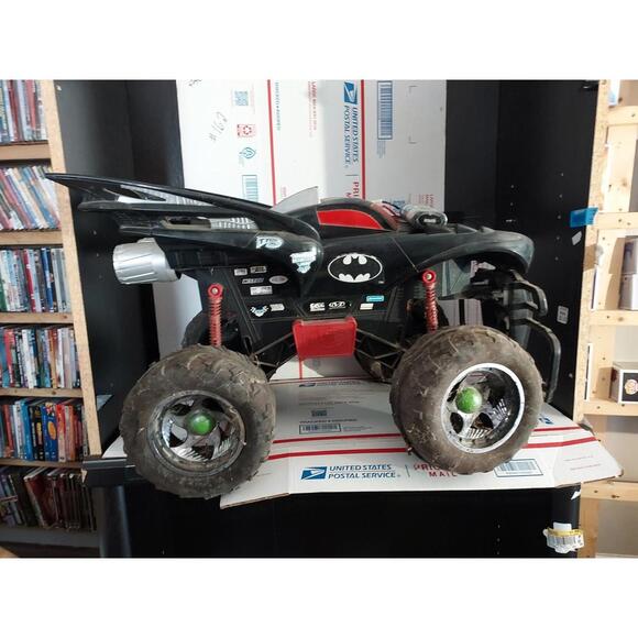 Mattel Tyco R/C DC Comics Superhero Batman Batmobile Car ~ No Remote Used